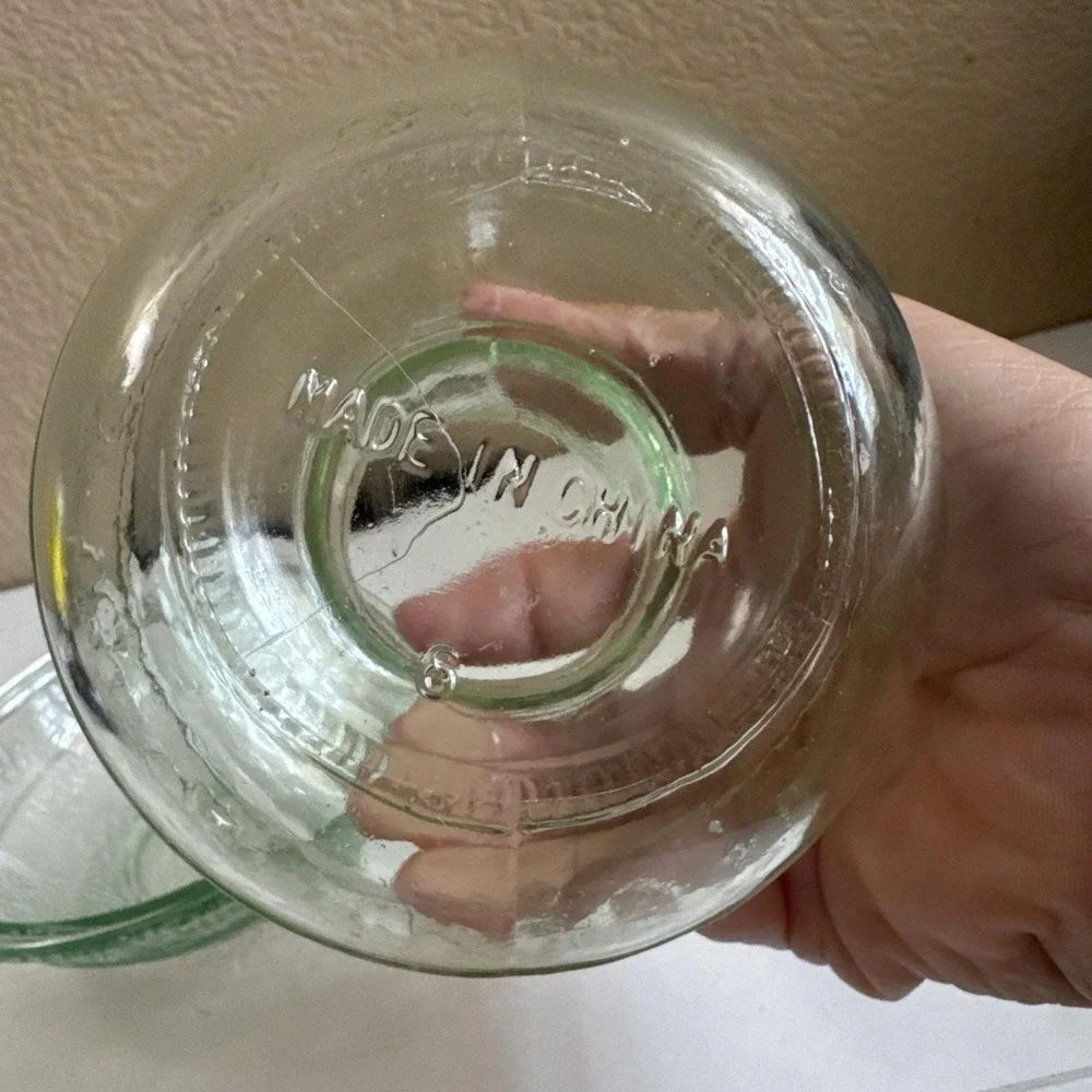 Glass Bulb Forcing Vase W/ Embossed Flower Motif  W/matching Bowl Uranium Glass